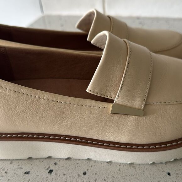 Naturalizer Adiline Women's 11W Slip-On Platform Loafers Vanilla Cream Leather - Picture 13 of 13